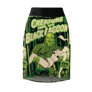 Women's Vintage Horror Pencil Skirt Halloween Costume
