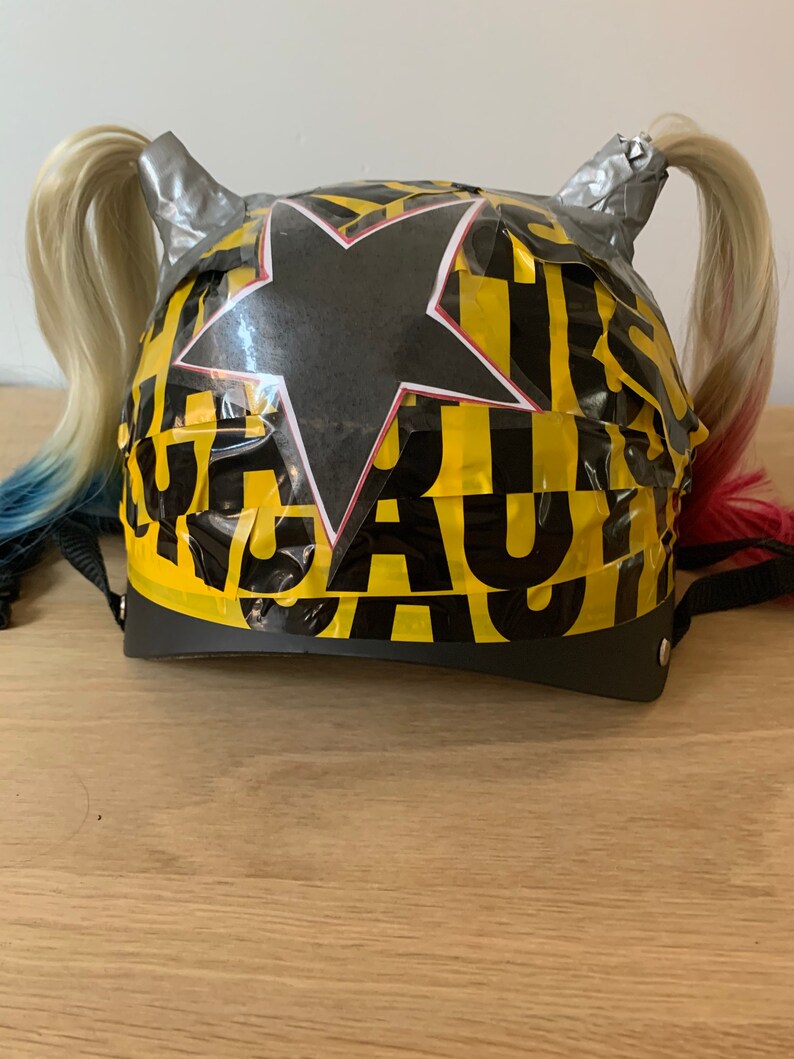 Harley Quinn roller derby helmet | Etsy