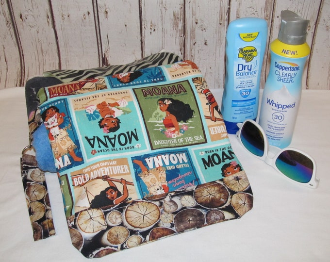 Waterproof Lined Swimsuit Wetbag Disney Moana
