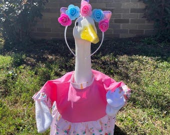 Magical Unicorn – Handmade Porch Goose Costume with Headband & Prop