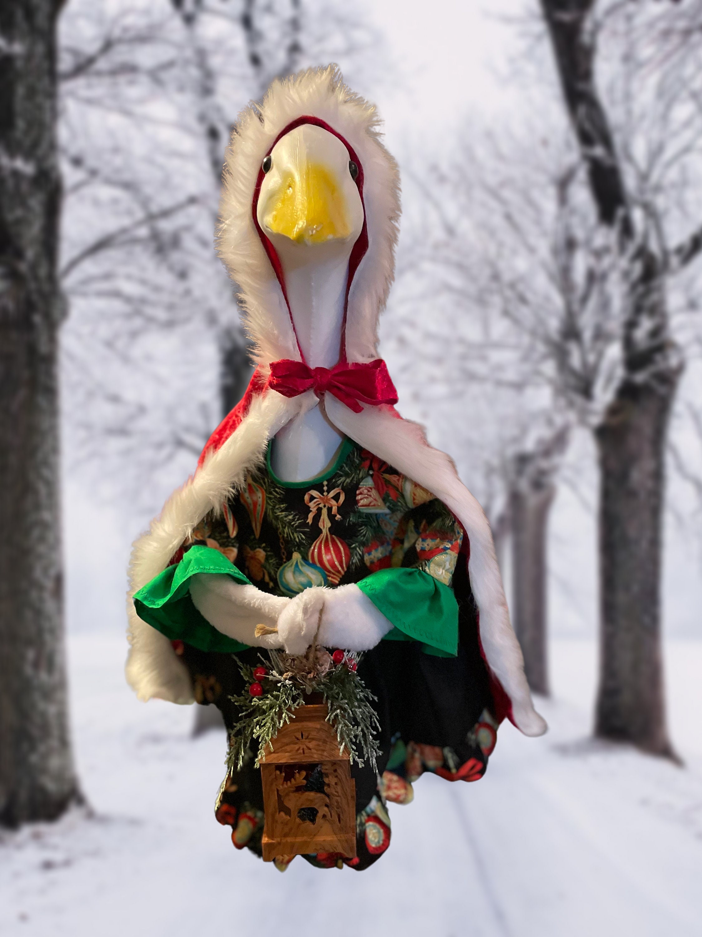 Large Wire Posable Porch Goose Wings - Etsy