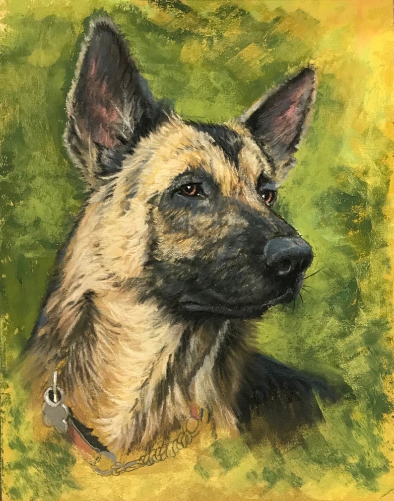 Custom Pet Portraits and Portraits by Lewis Testa From your Photos / All are examples of commissioned portraits. image 1