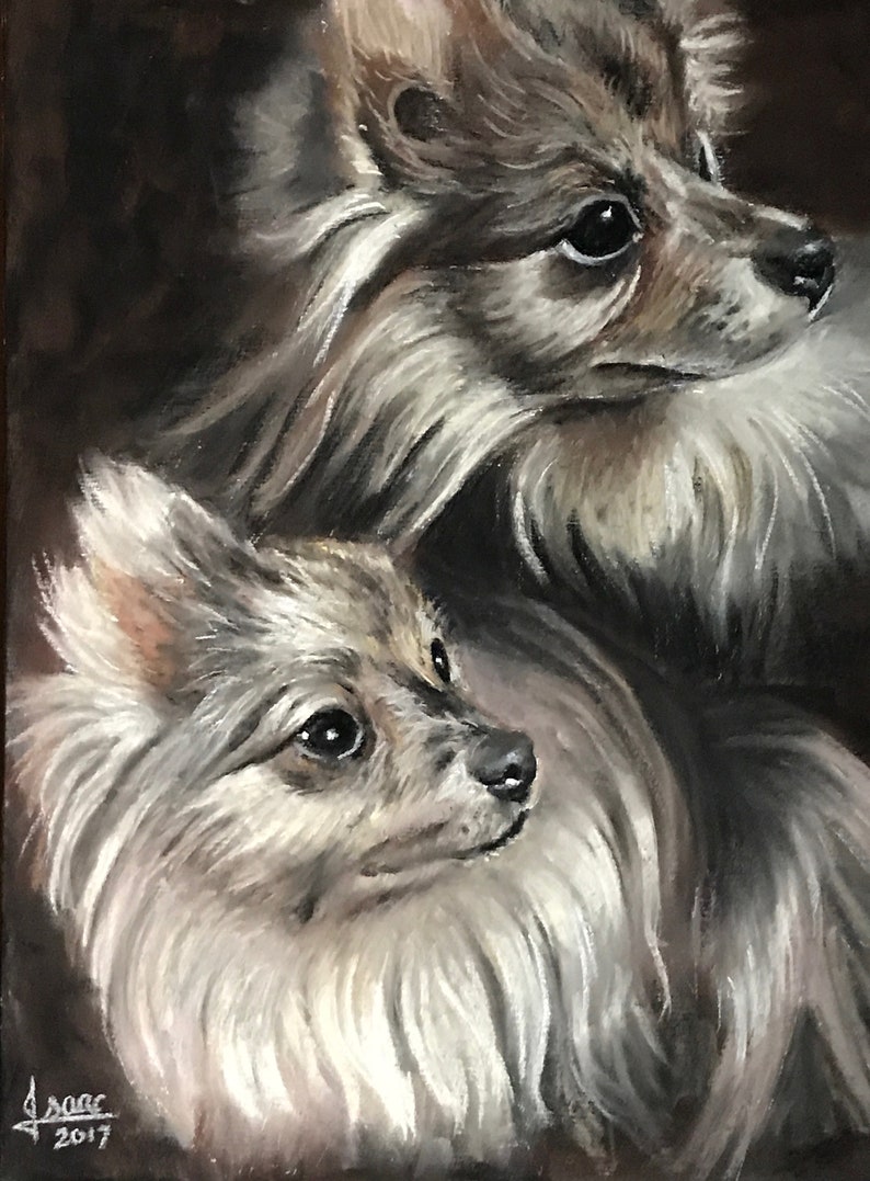 Custom Pet Portraits and Portraits by Lewis Testa From your Photos / All are examples of commissioned portraits. image 5