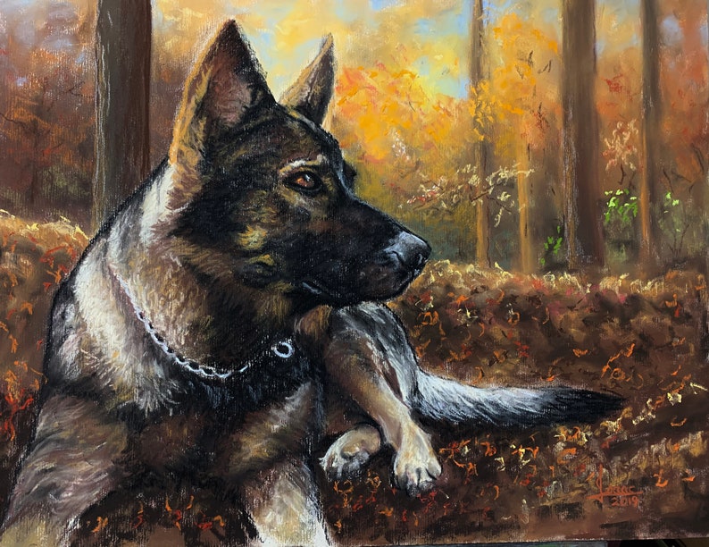 Custom Pet Portraits and Portraits by Lewis Testa From your Photos / All are examples of commissioned portraits. image 2