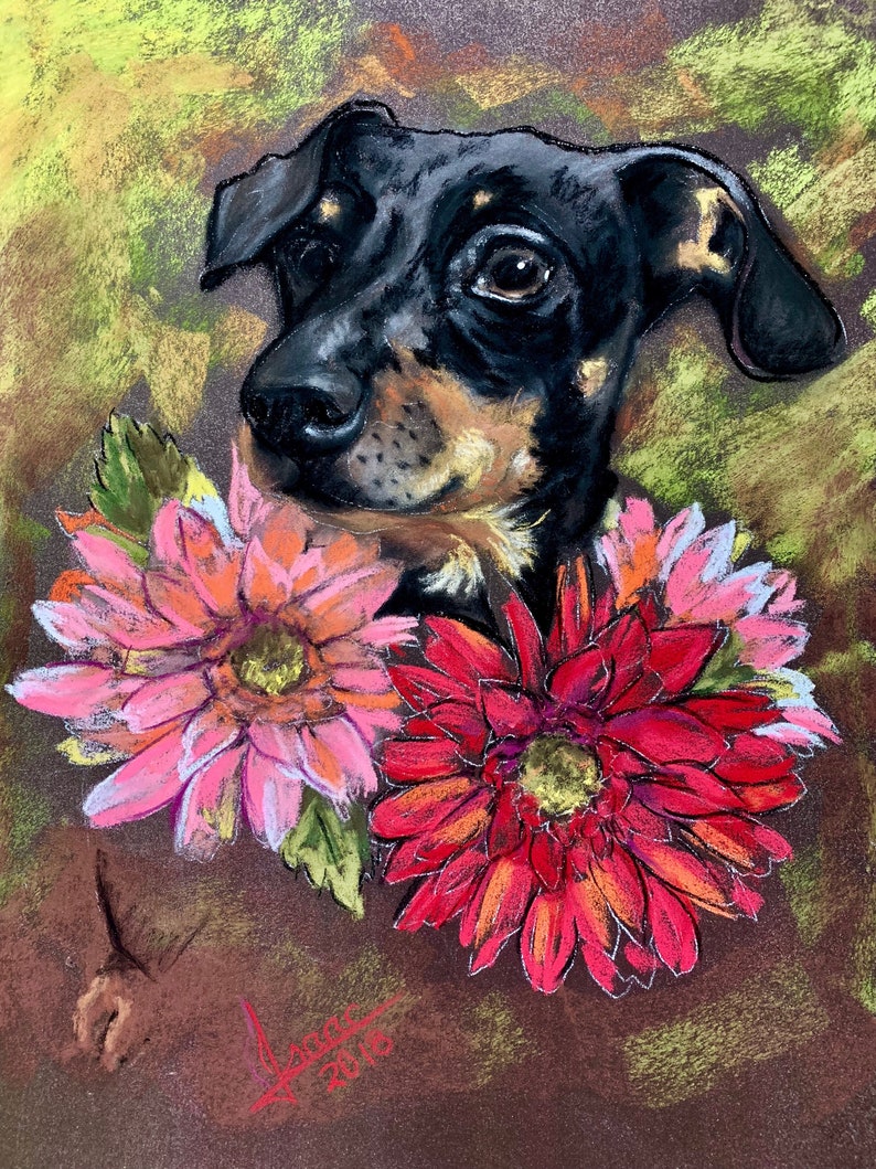 Custom Pet Portraits and Portraits by Lewis Testa From your Photos / All are examples of commissioned portraits. image 4