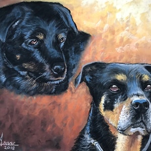 Custom Pet Portraits and Portraits by Lewis Testa From your Photos / All are examples of commissioned portraits. image 7