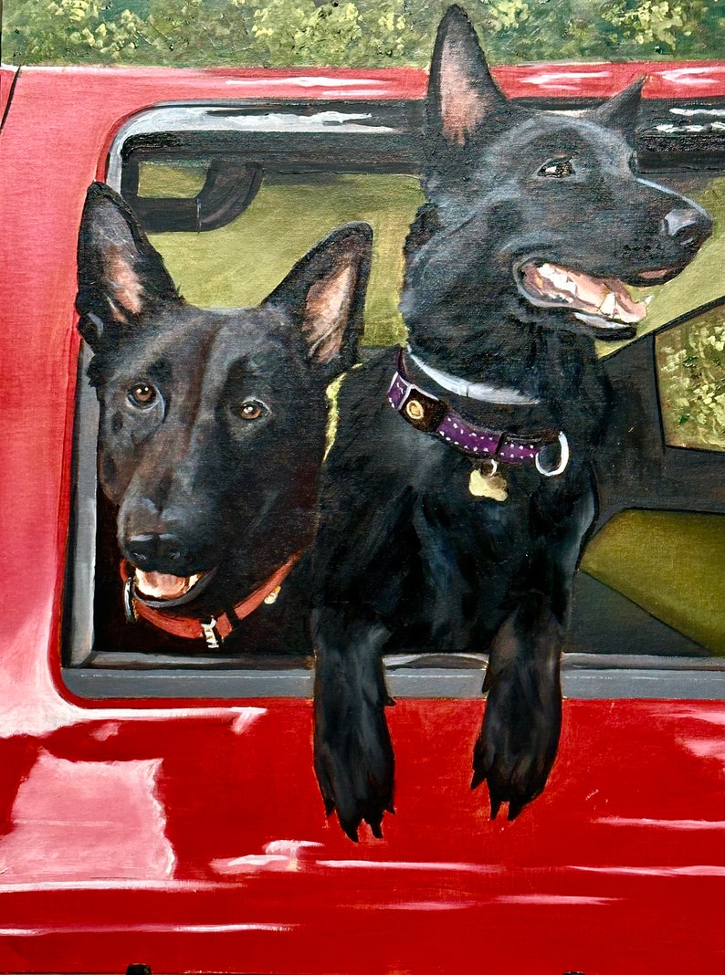 Custom Pet Portraits and Portraits by Lewis Testa From your Photos / All are examples of commissioned portraits. image 8