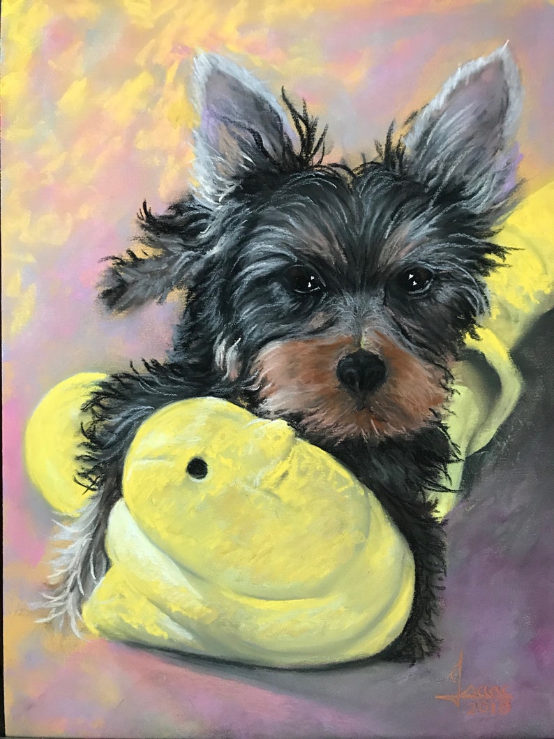 Custom Pet Portraits and Portraits by Lewis Testa From your Photos / All are examples of commissioned portraits. image 6