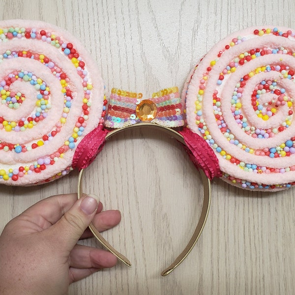 Giant Candy Lightweight Foam Sweet Treat Park Food Oversized Comfort Reversible Disney Mouse Ears