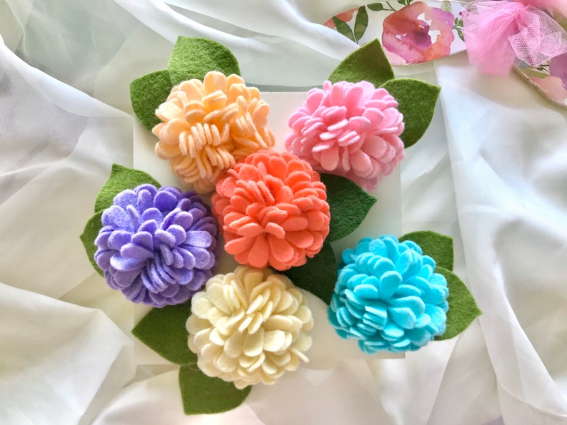 Felt Flowers Baby Girl Headband Toddler Hair Clip Felt Bows Felt Flower Pin,Summer Fashion