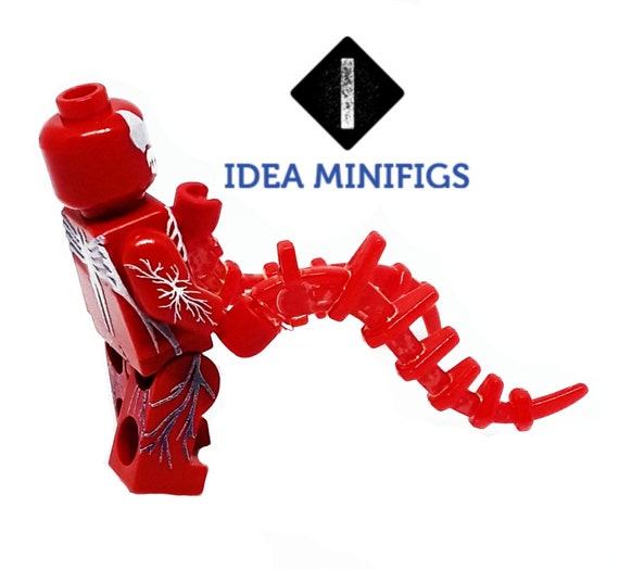 Custom UV Printed RIOT Venom Villain Symbiote Minifig Model Built of LEGO Minifigure Bricks Etsy Canada