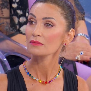 Rainbow Swarovski Necklace for Women Multicolored Anna Wintour Tennis Necklace Pride Necklace Multi Coloured Crystal Necklace