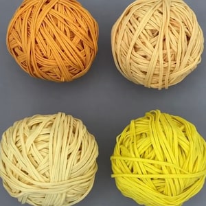 Piattine soutache giallo, cordino soutache ocra, piattine arancione 2mm viscosa mat