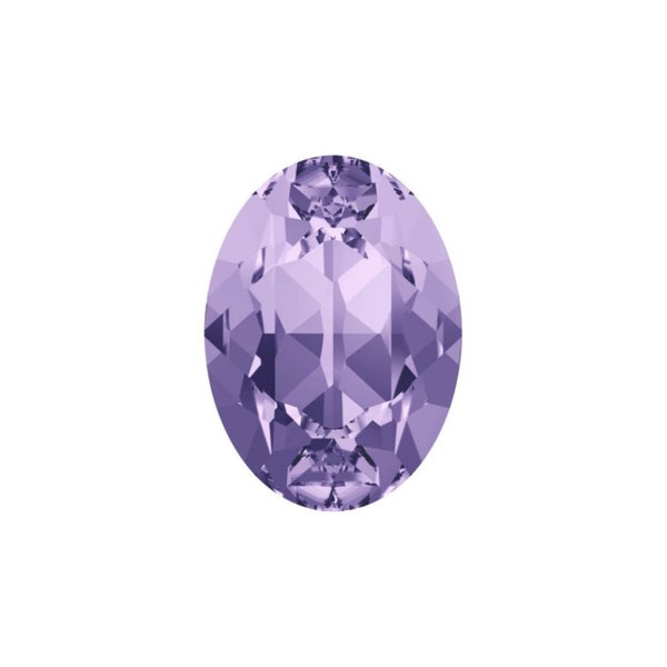 4120 Violet Oval Fancy Stones Rhinestones - Genuine - 1 piece 10x14mm violet oval crystal, light purple oval crystal, lilac oval crystal