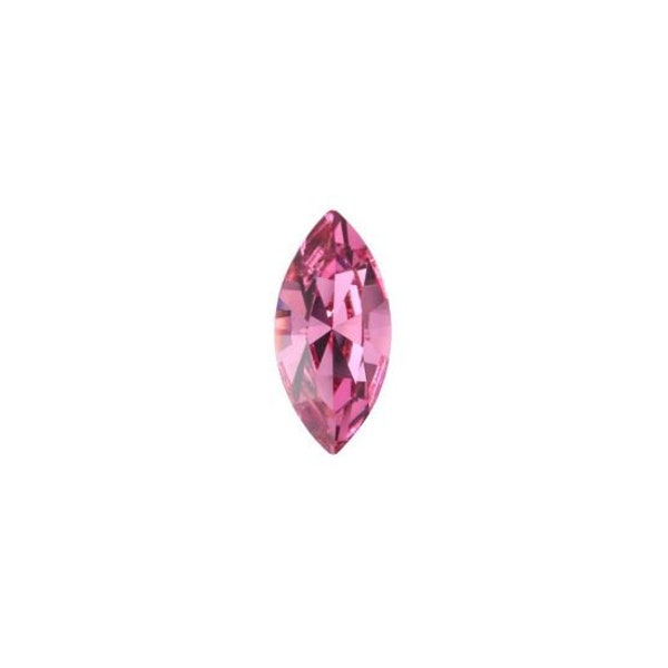 4228 Rose Navette Fancy stone, Rose Pink Navette 15x7mm or 5x10mm, Pink navette cabochon - Jewelry and accessories supplier, DIY Jewelry