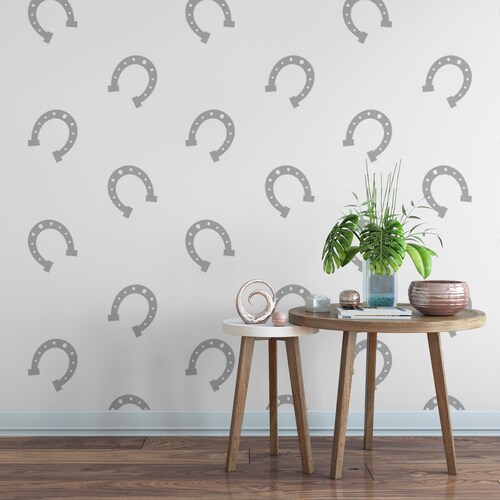 Hand Painted Horses Wallpaper Peel and Stick Kids Wall Mural Etsy