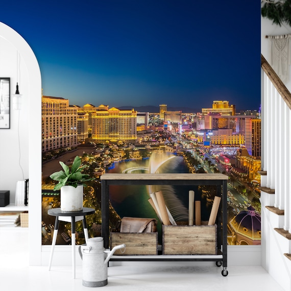 Las Vegas Night Wallpaper Mural