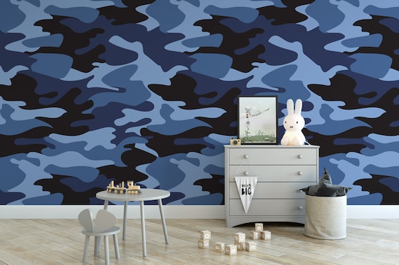 paddestoel Origineel sensatie Wallpaper Peel and Stick Wallpaper Blue Camouflage Removable - Etsy Finland paddestoel Origineel sensatie Wallpaper Peel and Stick Wallpaper Blue Camouflage Removable - Etsy Finland