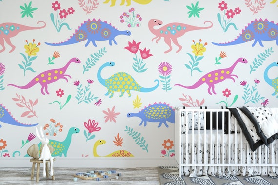Wallpaper Peel and Stick Wallpaper Cute Dinosaur Removable - Etsy Australia Wallpaper Peel and Stick Wallpaper Cute Dinosaur Removable - Etsy Australia