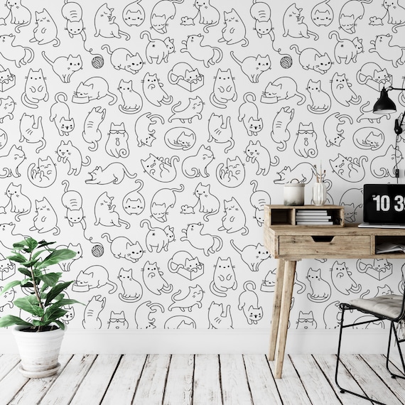 Nursery: Planes Cat Dry Erase - Removable Wall Adhesive Decal