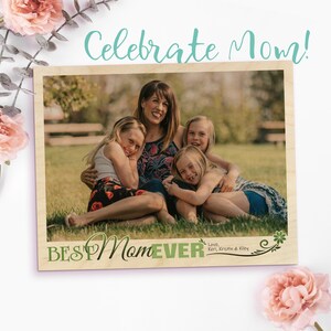 Mothers Day Gift, Mother Daughter Gift - Photo Print on Wood for Mom - Custom Photo, New Mom Gift, Grandma Gift, Personalized, Decor MWW0006