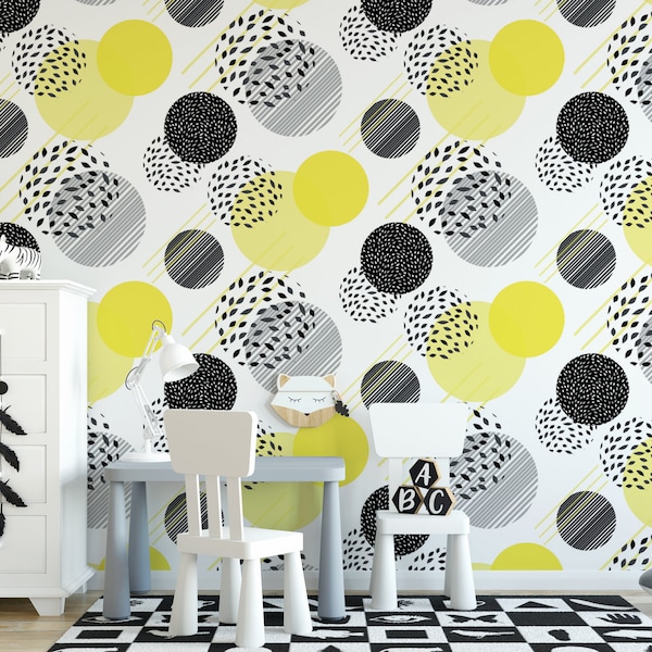 Black Peel and Stick Wallpaper Etsy