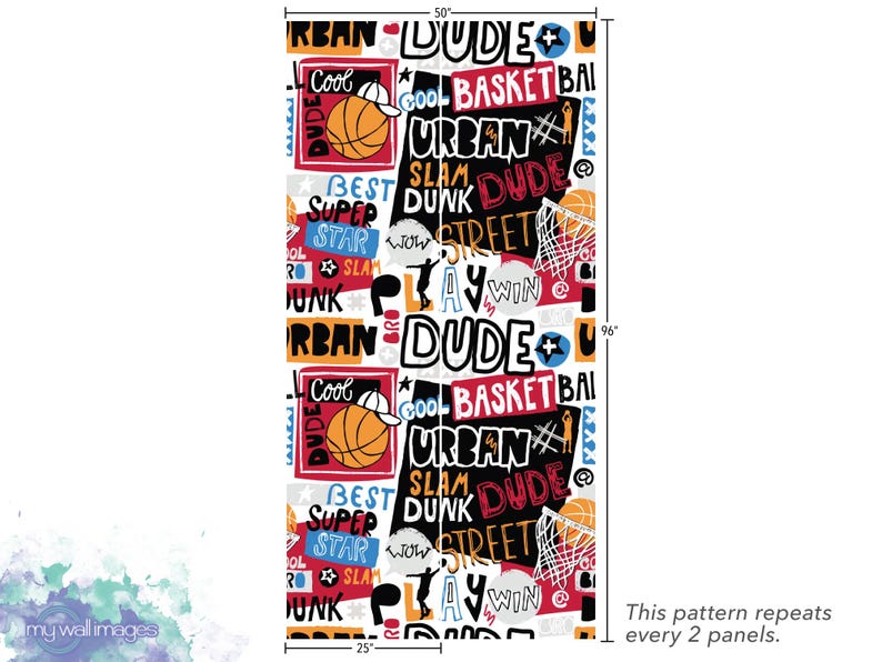 this pattern represents a basketball theme
