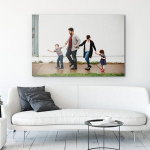 Custom Metal Photo Print - Family Photo on Metal - Mothers Day Gift - Photo Print on Metal