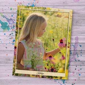 Mothers Day Gift, Mother Daughter Gift - Custom Photo Print on Wood - Photo to Painting - Watercolor Portrait - Grandma Gift, Decor, MWW0010