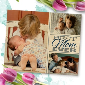 Mothers Day Gift, Mother Daughter Gift - Photo Print on Wood - New Mom Gift Ideas, Photo On Wood, Valentine&#39;s Day Gift For Mom, MWW0007
