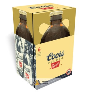 Fridge Wrap Vinyl Sticker Mountain Coors Banquet Golden Hill