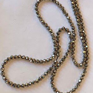 Perles 2mm Pyrite facettée naturelle 2 mm, 20/40/50 perles pyrite facettes gemme naturelle 2mm