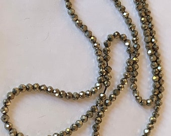 2mm Natural Faceted Pyrite Beads 2/2.5mm, 20/40/50 Natural Gem Faceted Pyrite Beads 2mm