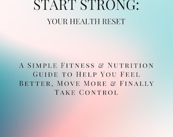 Libro electrónico "Reinicio de salud": Guía de nutrición y fitness para principiantes (Descarga digital)