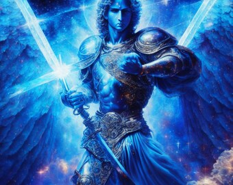 Saint Michael Archangel V1 Poster Print Art Home Wall Decor Catholic ...