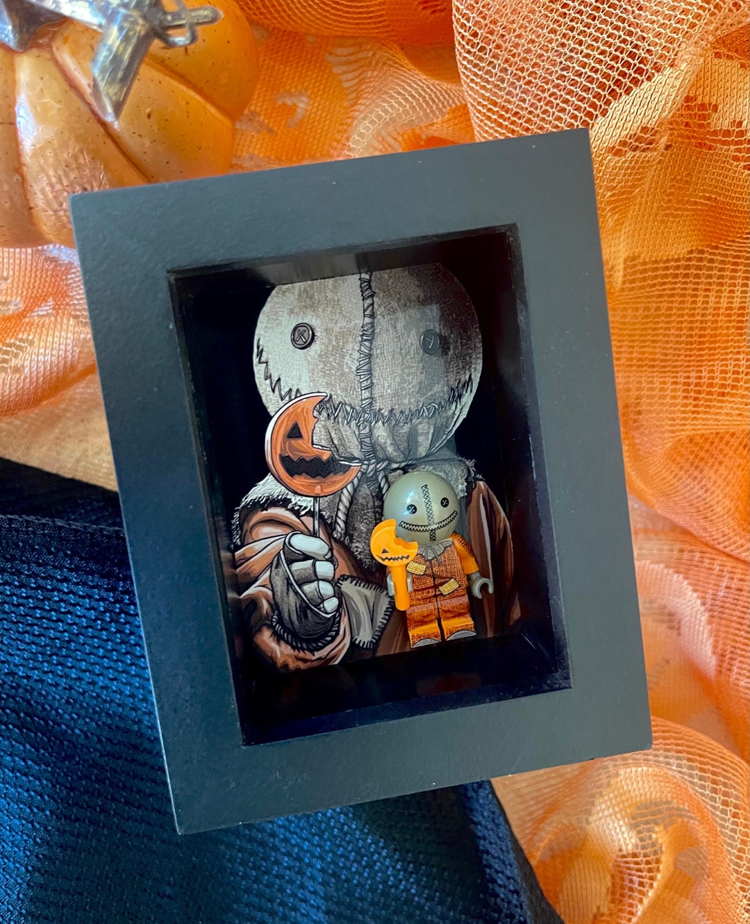 Trick or Treat Sam 3x4 Lego Shadow Box Lego Minifigures Etsy