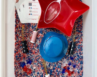 Freedom Sensory Kit – Patriotic Play, Toddler Learning, Fourth of July Fun