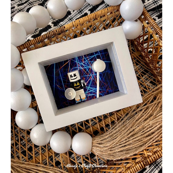 Marshmello DJ Inspired 3x4 Lego Shadow Box Legos Lego Etsy