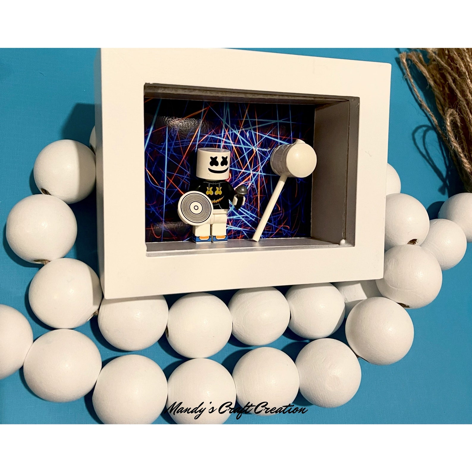 Marshmello DJ Inspired 3x4 Lego Shadow Box Legos Lego Etsy