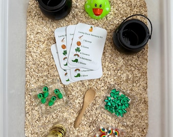 Lucky Duck Sensory Kit: St. Patrick's Day Toddler Play