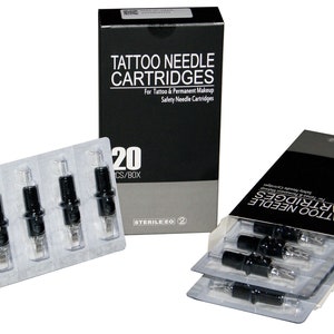 20 Sterile Disposible Tattoo Pro Needle Cartridge