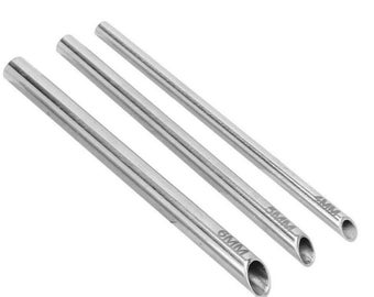 Handmade Body Piercing Receiving Tubes 4mm (6g) 5mm (4g) 6mm (2g) Surgical Steel