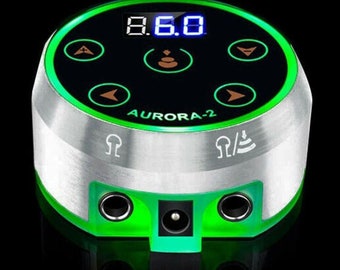 Aurora 2 Tattoo Cosmetic Digital Power Supply Power Adaptor Coil & Rotary Machine