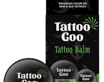 Tattoo Goo Tattoo Balm and Travel Size Balm Bundle .75oz & .33oz Tin