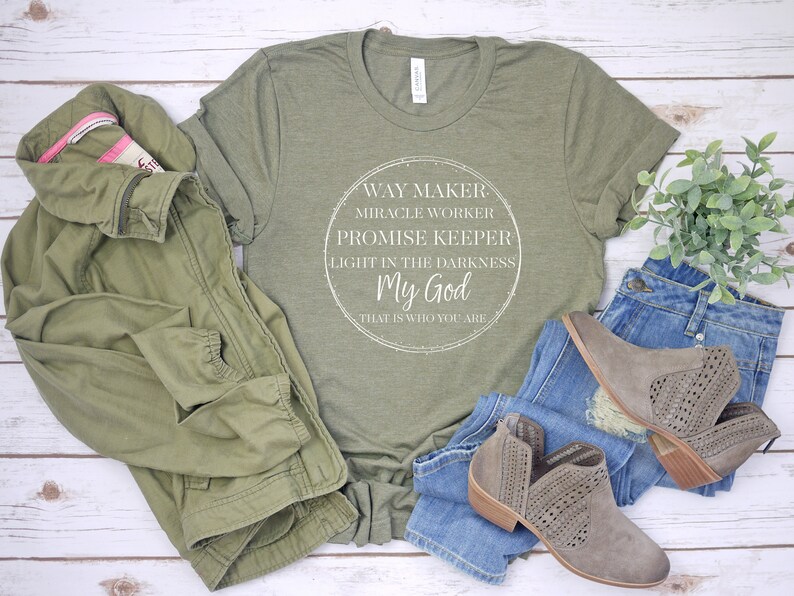 way maker christian shirt