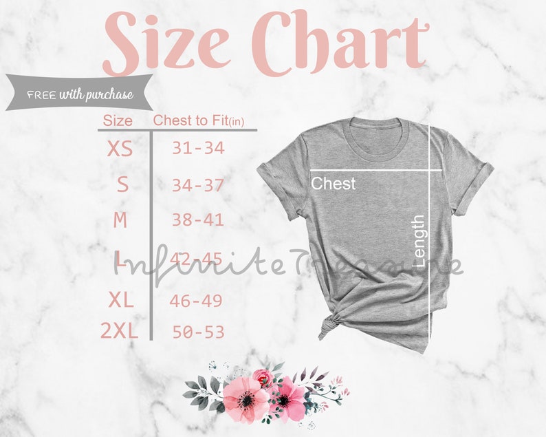 Download Bella Canvas 3001CVC Color Chart FREE size Chart JPG file ...