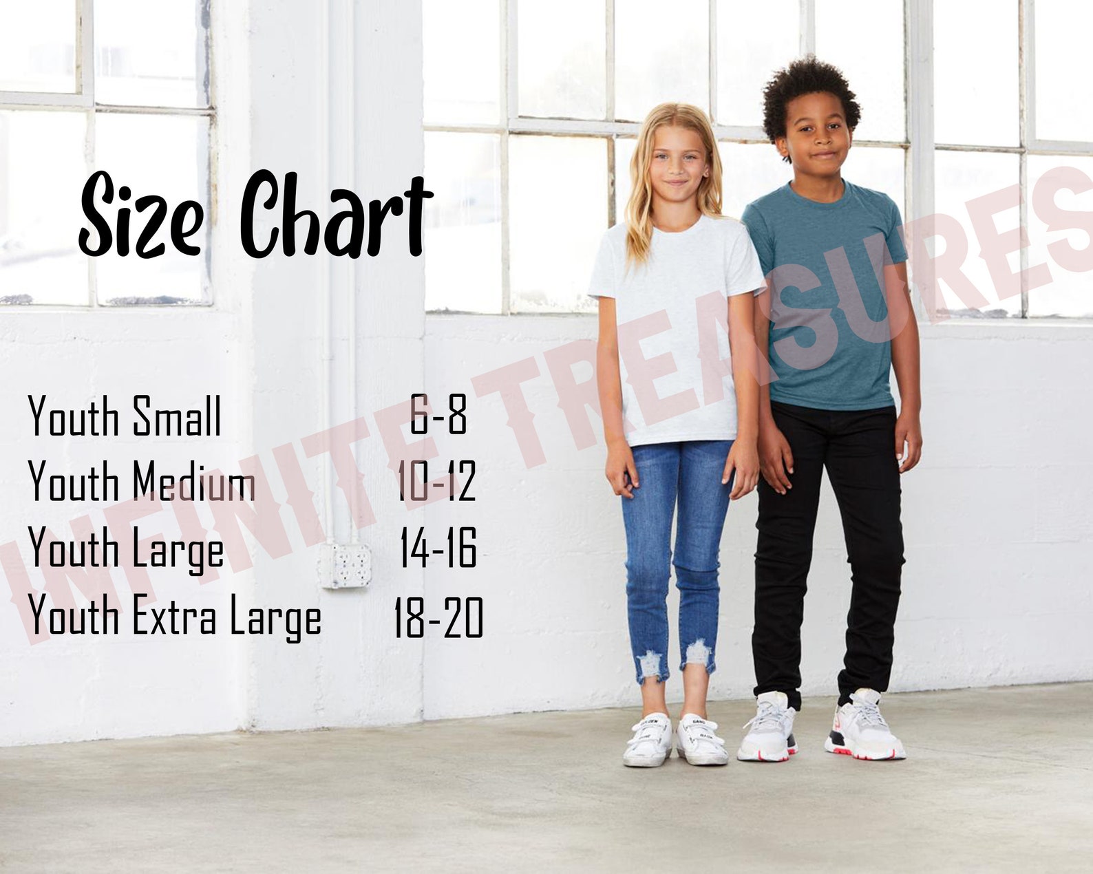 Download Bella Canvas 3001Y Color Chart 35 Colors Free Size Chart | Etsy