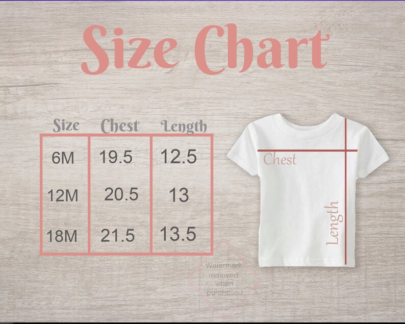 Rabbit Skins Shirts Size Chart