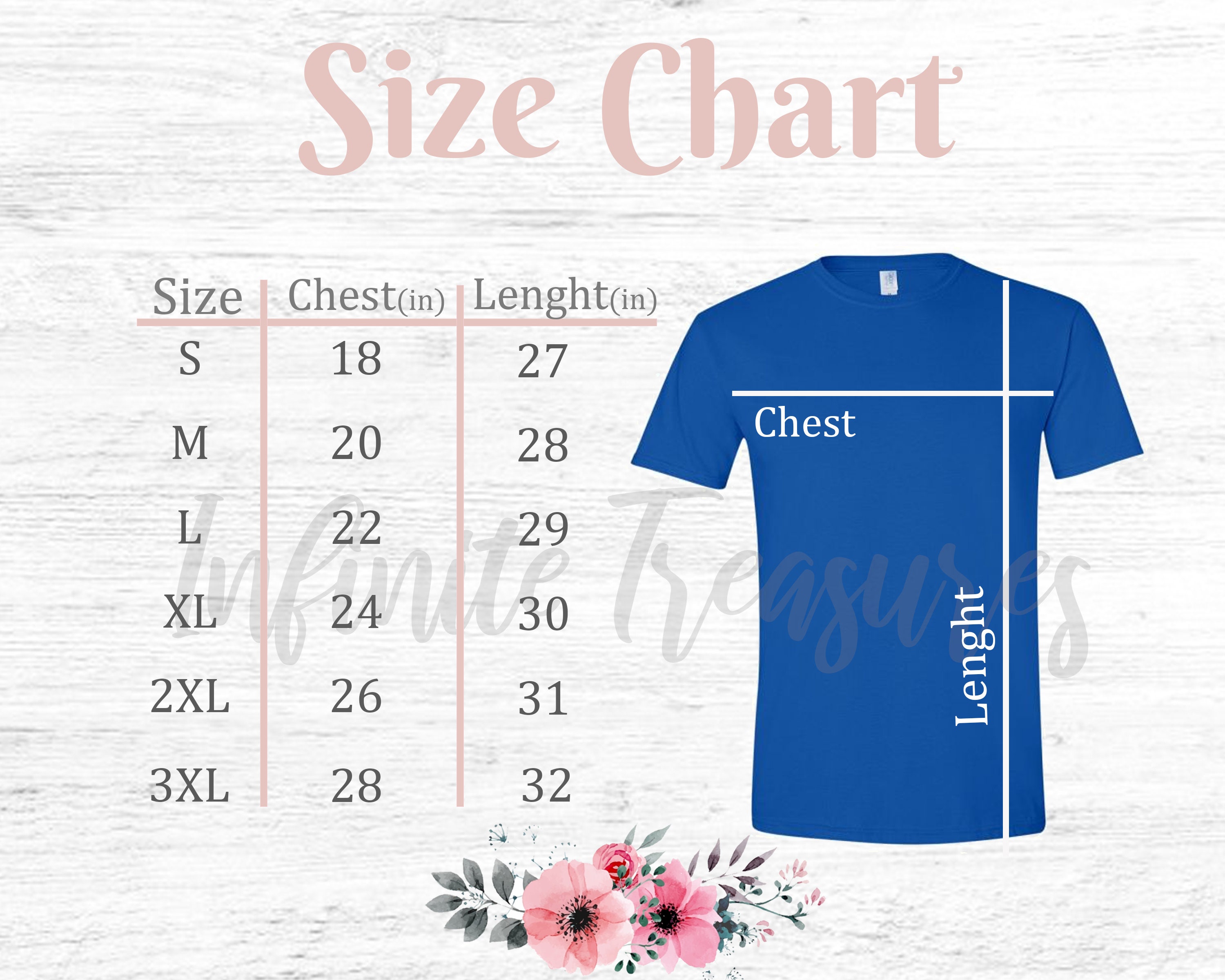 Gildan 64000 Size Chart Softstyle T-shirt short Sleeve - Etsy Norway
