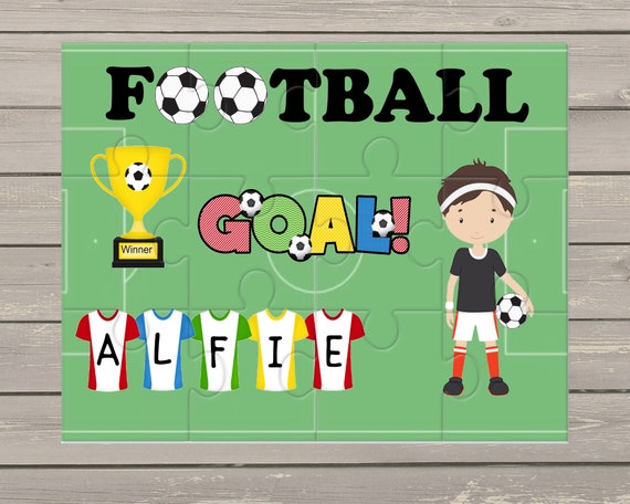 Puzzle à imprimer Football - Un Anniversaire en Or - Jeu enfant gratuit